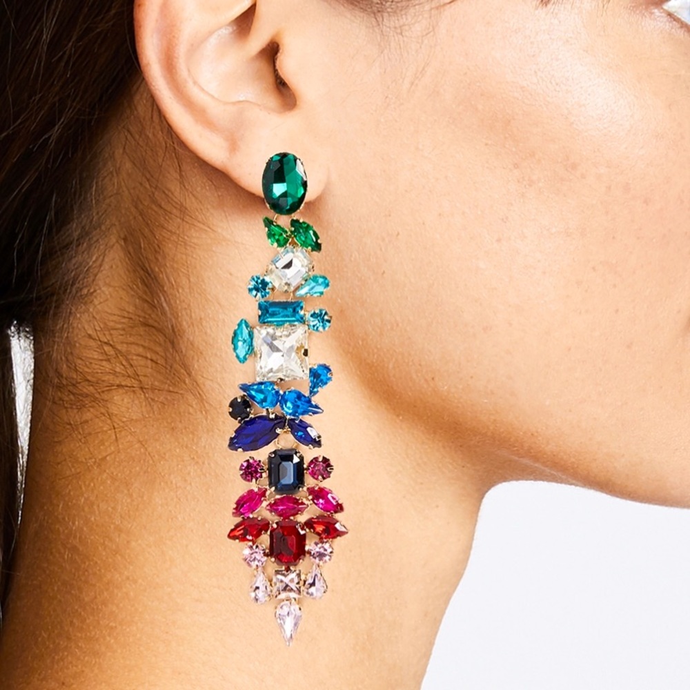 Stella + Ruby - Rainbow Statement Earring